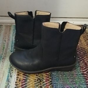 Fur Lined Leather Ugg Boots